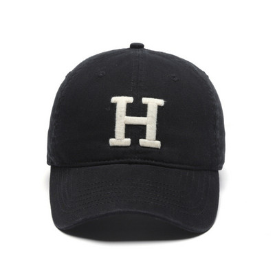 Beisbolo kepurė H raidė Cap Snapback Kepurė nuo saulės Pavasario rudens beisbolo kepurė Sportinė kepurė Hip Hop Fitted Cap Kepurės vyrams Moterys