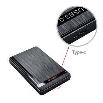 Кутия за твърд диск 6T Капацитет Кутия за твърд диск Енергоспестяващ Smart Sleep 2,5-инчов SATA към USB 3.0 Външен твърд диск Кутия SSD Кутия