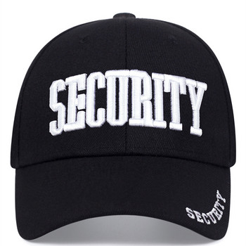SECURITY Letter Embroidery Baseball Caps USA Men Dad Hat Cotton Adjustable Snapback Hats възрастни Мъжки Hip hop Trucker Caps Gorras