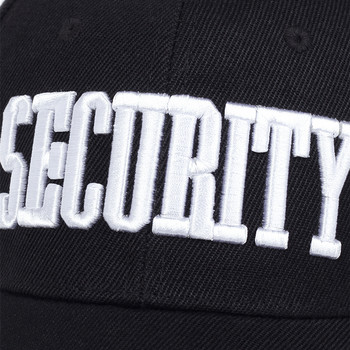SECURITY Letter Embroidery Baseball Caps USA Men Dad Hat Cotton Adjustable Snapback Hats възрастни Мъжки Hip hop Trucker Caps Gorras