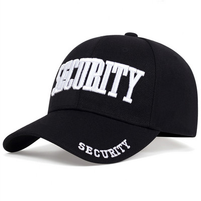 SIGURNOST Bejzbolska kapa s vezom s slovom SAD Muškarci Tatin šešir Pamučni podesivi šeširi za odrasle Muške hip hop kamiondžije Kape Gorras