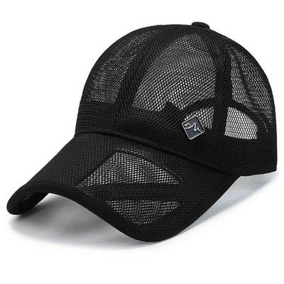 Vyrai, Moterys, 2022 m. Vasaros tinklinis beisbolo kepuraitė, greitai džiūsta, vėsinanti apsauga nuo saulės žygiams, golfui, bėgimui, reguliuojama „snapback“ kepurė gorras