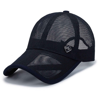 Vyrai, Moterys, 2022 m. Vasaros tinklinis beisbolo kepuraitė, greitai džiūsta, vėsinanti apsauga nuo saulės žygiams, golfui, bėgimui, reguliuojama „snapback“ kepurė gorras