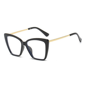 TWO Oclock dideli moteriški akiniai su rėmeliu tendencija Moteriški dekoratyviniai raudoni skaidrūs receptiniai akiniai kvadratiniai katė