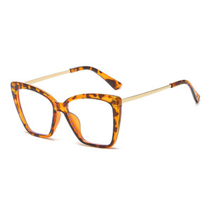 TWO Oclock dideli moteriški akiniai su rėmeliu tendencija Moteriški dekoratyviniai raudoni skaidrūs receptiniai akiniai kvadratiniai katė