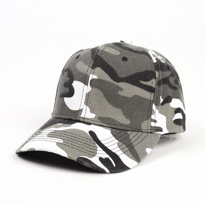 Kamuflaažist pesapallimüts, õues taktikaline sõjaväearmee isa-rekkameeste mütsid matkamine džunglijaht Camo Snapback mütsid naistele meestele