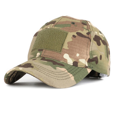 Kamuflaažist pesapallimüts, õues taktikaline sõjaväearmee isa-rekkameeste mütsid matkamine džunglijaht Camo Snapback mütsid naistele meestele