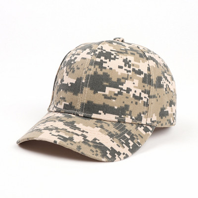 Kamuflaažist pesapallimüts, õues taktikaline sõjaväearmee isa-rekkameeste mütsid matkamine džunglijaht Camo Snapback mütsid naistele meestele