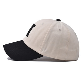Καπέλο μπέιζμπολ Snapback Καπέλο ηλίου Ανοιξιάτικο φθινόπωρο καπέλο μπέιζμπολ Αθλητικό καπέλο γράμμα H Καπέλα χιπ χοπ Εφαρμοσμένα καπέλα για άνδρες Γυναικεία