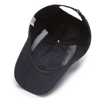 Νέα ανοιξιάτικα καλοκαιρινά ανδρικά καπέλα μπέιζμπολ Ανδρικά καπέλα με δίχτυ που αναπνέουν Μαύρα αθλητικά καπέλα ψαρέματος μπαμπά Καπέλο για άνδρες Dropshipping