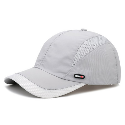 Új tavaszi nyári férfi baseballsapkák Férfi légáteresztő hálós Snapback sapkák Fekete sport Apa horgászsapkák Férfi Dropshipping