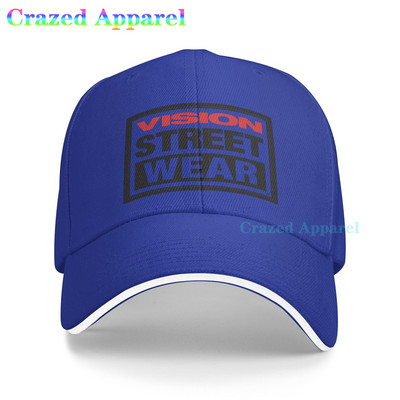 Vision Street Wear 1604 Baseball Cap Trucker Καπέλα Καπέλα ανδρικό καπέλο Καπέλα hip hop Ρυθμιζόμενο καπάκι για γυναίκες Ανδρικά καπέλα