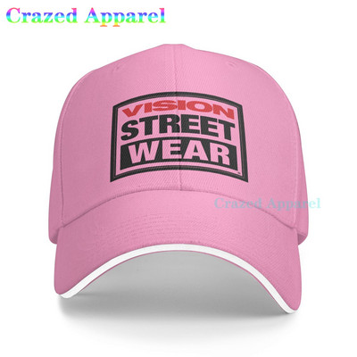 Vision Street Wear 1604 Baseball Cap Trucker Καπέλα Καπέλα ανδρικό καπέλο Καπέλα hip hop Ρυθμιζόμενο καπάκι για γυναίκες Ανδρικά καπέλα