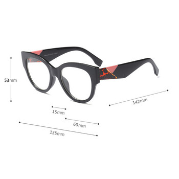mimiyou модна рамка за очила котешко око Дамски оптични очила Рамка за очила Grace Lady Clear UV400 Марка Дизайнер oculos