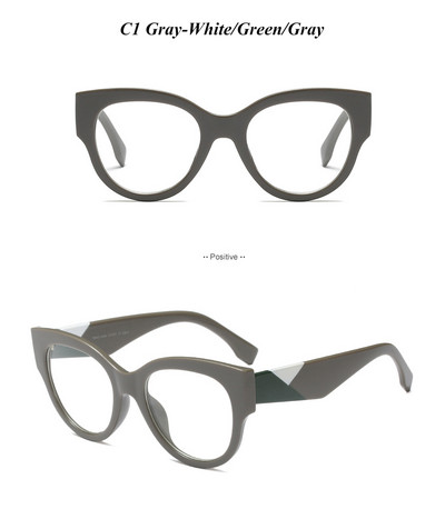 mimiyou Mood kassisilmade prillide raam Naiste optilised prillid Grace Lady prilliraam läbipaistev UV400 brändi disainer oculos