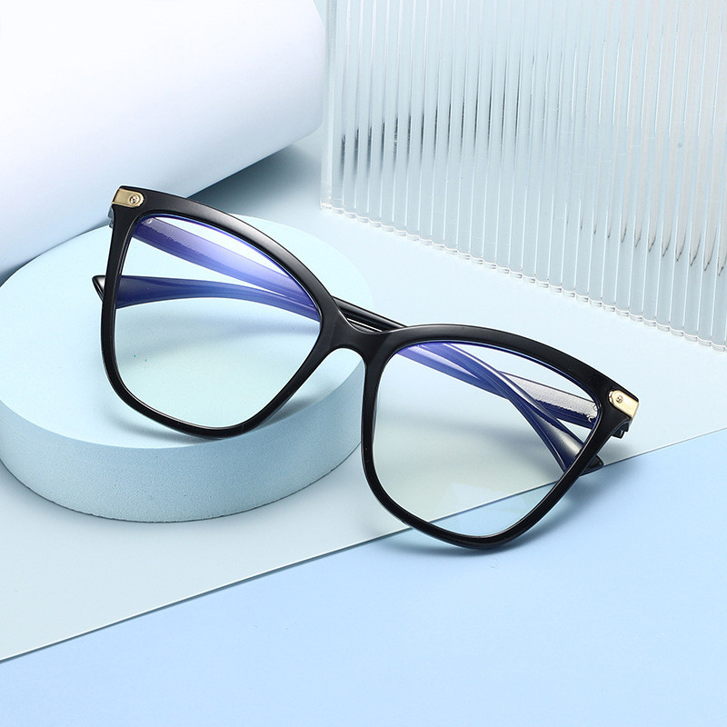 Macskaszem Szemüvegkeret Nő Márkatervező Divat Átlátszó Lencsés Szemüvegek Vintage Clear Ultralight Anti Blue Light szemüveg