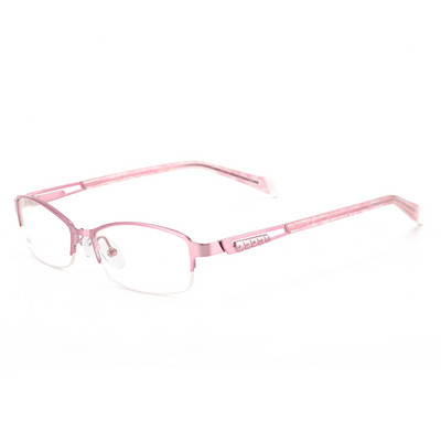 Ochelari de modă pentru femei Ramă ovale de metal cu jumătate de margine pentru lentile prescrise Miopie Citire Multifocale