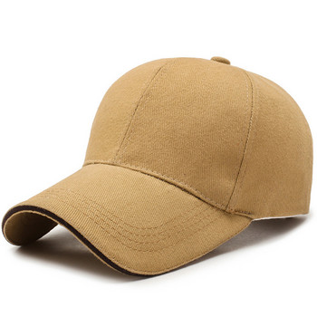 Мъжка памучна класическа бейзболна шапка с регулируема катарама, затваряща се шапка за баща, спортна шапка за голф, ежедневни Gorras, хип-хоп шапки за татко за мъже