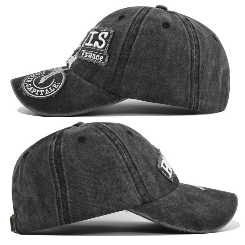 Pesapallimüts Retrostiilis päikesemüts Kevad-Sügis Pesuvesi kauboi pesapallimüts Pariisi Prantsuse Eiffeli torni müts Hip-hopi liibuv müts