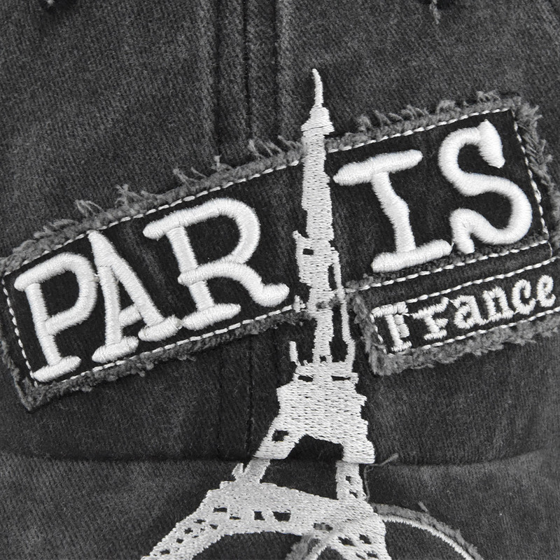 Pesapallimüts Retrostiilis päikesemüts Kevad-Sügis Pesuvesi kauboi pesapallimüts Pariisi Prantsuse Eiffeli torni müts Hip-hopi liibuv müts