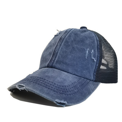 Dad Hat Spot Suvine naiste müts Korte-pesapalli võrkmüts avatava auguga Puhasvärviline lahtine lekkiv punutud päike