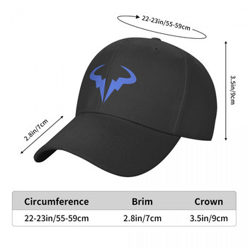 Κλασικό μπλε Nadal Tennis Stars Καπέλο μπέιζμπολ Αντρικό Γυναικείο Αναπνεύσιμο καπέλο Trucker Αντιηλιακή προστασία