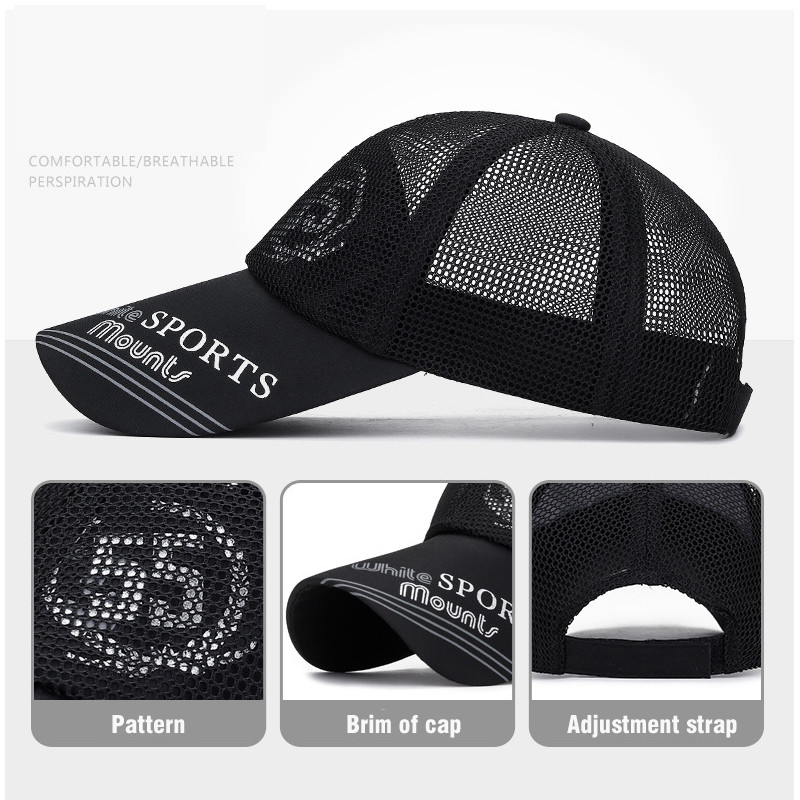 Divatkiegészítők Nyomtatási minta Légáteresztő karimájú baseballsapka Uniszex kültéri utazási alkalmi sport állítható, snapback sapka