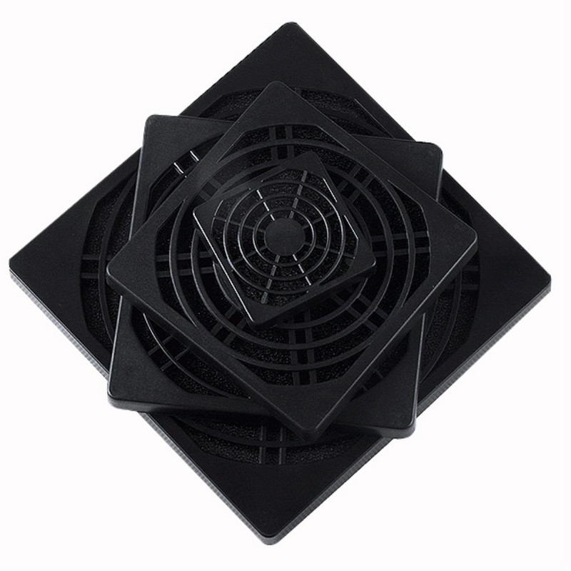 40 mm 80 mm 90 mm 120 mm kompiuterio ventiliatoriaus dulkių filtras, dulkėms atsparus korpuso apsauga, grotelių apsauga, kompiuterio tinklelis, nuimama priekinė plokštė