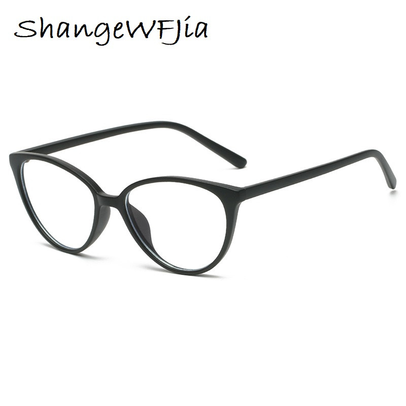 2023 Akinių rėmelis katės akis Akinių rėmelis skaidrus lęšis Moteriškas prekės ženklas Akiniai optiniai rėmeliai trumparegystė skaidrūs Akinių antgaliai