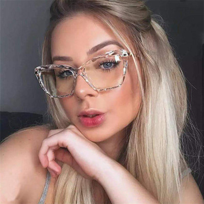 BEGREAT Anti-radiații Anti-albastru Cadru de lumină Cadru computer Fashion Cat Eye Female Light Glasses