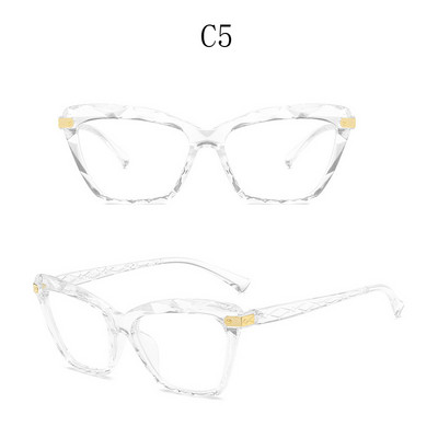 BEGREAT Antiradijacijski okvir protiv plavog svjetla Okvir za računalo Modne mačje oko ženske svjetleće naočale