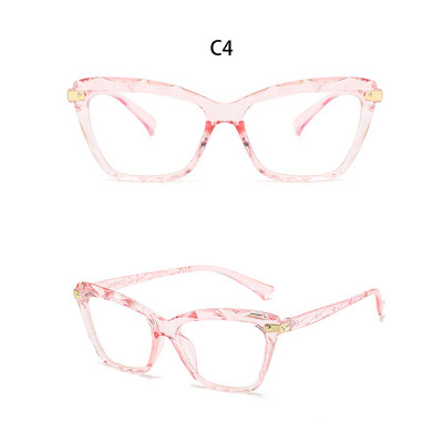 BEGREAT Antiradijacijski okvir protiv plavog svjetla Okvir za računalo Modne mačje oko ženske svjetleće naočale