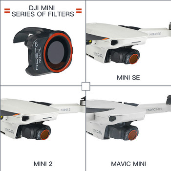 Нов филтър за обектив на камера DJI Mini 2 за комплект филтри за дрон DJI Mavic MINI 1/2/SE UV ND CPL 4/8/16/32 NDPL аксесоари