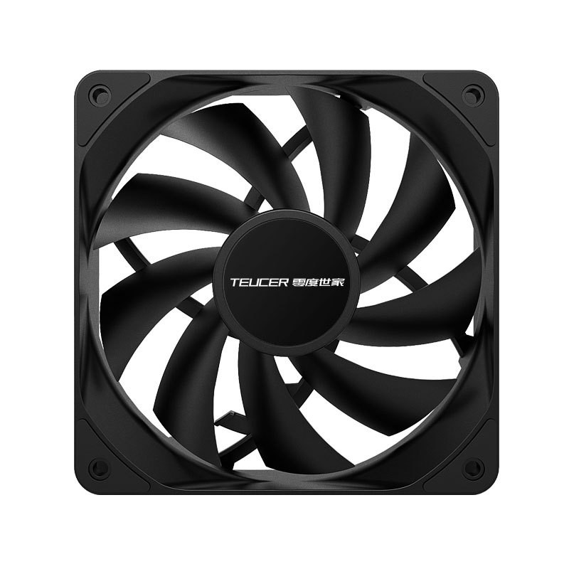 TEUCER 120mm aušinimo ventiliatorius PWM 4Pin 12V aušinimo ventiliatorius temperatūros valdymas CPU aušintuvai Radiatoriai hidraulinis guolis kompiuterio korpusui