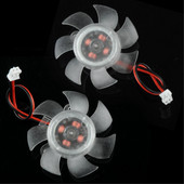 1 брой 12V 45x10mm 2-пинов женски конектор Резервен вентилатор 45 mm 2-пинов вентилатор за компютър VGA охлаждане Охладител за радиатор на видеокарта