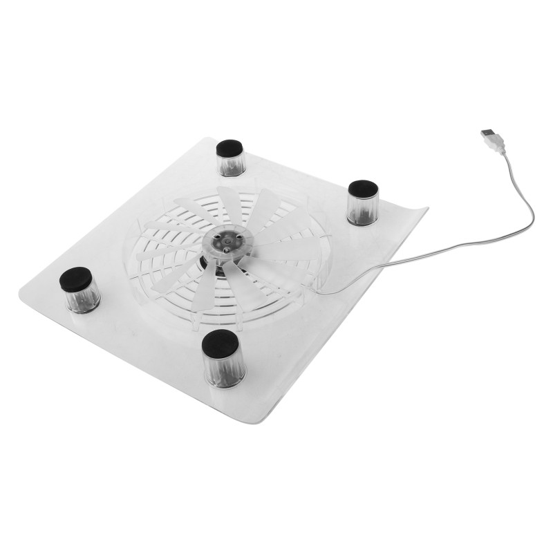 Hladnjak za prijenosno računalo, USB hlađenje, veliki ventilator, LED svjetlo, hladnjak, postolje za 15" prijenosno računalo