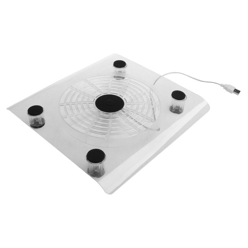 Hladnjak za prijenosno računalo, USB hlađenje, veliki ventilator, LED svjetlo, hladnjak, postolje za 15" prijenosno računalo