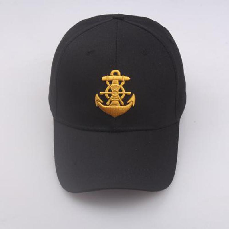 Ankru pesapallimütsid meestele, naiste puuvillane meremeeste müts, meeste õues Snapback hip-hop veoautomüts, must müts Gorras Dropshipping