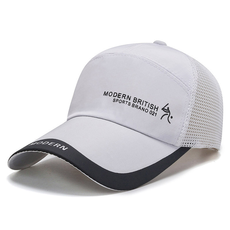 Įprastas, kvėpuojantis tinklelis, skirtas MODERNIAI BRITIŠKIAI beisbolo kepuraitėms vyrams, moterims, lauke plona, džiūsta greita kepurė nuo saulės, reguliuojama, reguliuojama žvejybos dovana