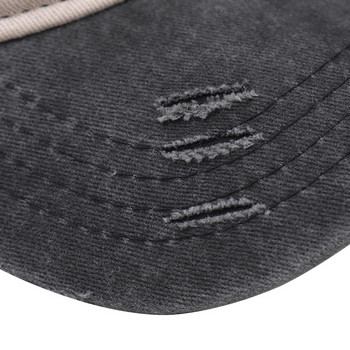 Καπέλο μπέιζμπολ Καπέλο ηλίου σε στυλ ρετρό Πλυμένο τζιν καπέλο μπέιζμπολ που ταιριάζει χρώματος Φτερά κρανίου Άνοιξη φθινόπωρο μπέιζμπολ Καπέλο χιπ χοπ