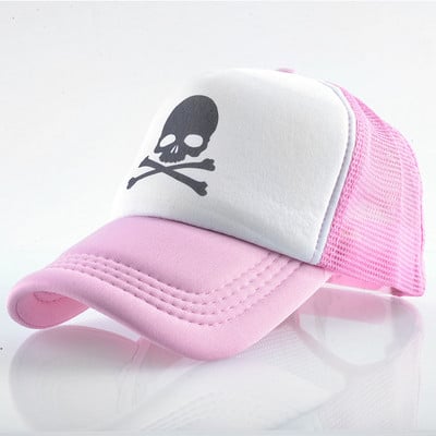 Vyrų Moterų plastikinės kaukolės rašto kamufliažinės beisbolo kepuraitės Vasarinė lauko sportinė apsauga nuo saulės Hip Hop reguliuojamos kepurės P48