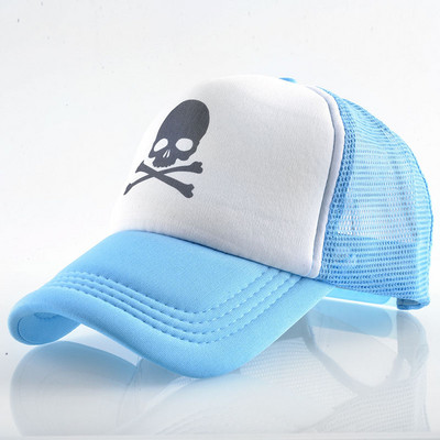 Vyrų Moterų plastikinės kaukolės rašto kamufliažinės beisbolo kepuraitės Vasarinė lauko sportinė apsauga nuo saulės Hip Hop reguliuojamos kepurės P48