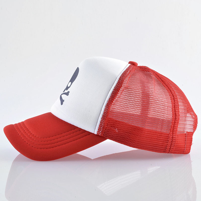 Vyrų Moterų plastikinės kaukolės rašto kamufliažinės beisbolo kepuraitės Vasarinė lauko sportinė apsauga nuo saulės Hip Hop reguliuojamos kepurės P48