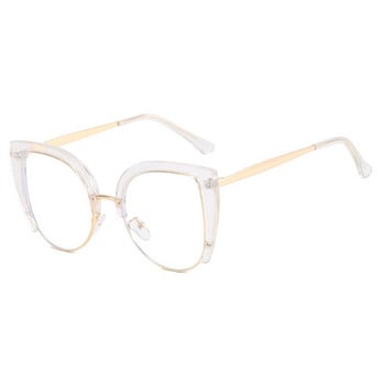 2023 Нова мода Големи секси оптични очила с котешко око Дамски винтидж рамки за половин очила Женски очила Oculos Gafas Oculos