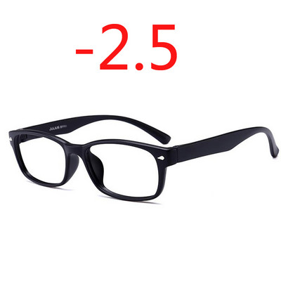 Baigti moterų vyrų trumparegių akinių raštas mėlynas raudonas geltonas rėmelis trumparegystės akiniai -1,0 -1,5 -2,0 -2,5 -3,0 -3,5 -4,0