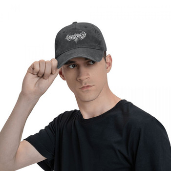 Playboi Carti Narcissist Merch Καπέλο μπέιζμπολ Classic distressed Denim Washed Headwear Δραστηριότητες Ρυθμιζόμενη εφαρμογή Καπέλα καπέλο