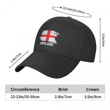 Пънк унисекс английско знаме бейзболна шапка за възрастни UK Union Jack British Proud Adjustable Dad Hat Слънцезащитни шапки Snapback