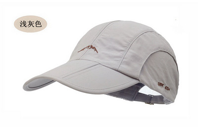 Kevadsuvi õuespordi pesapallimüts Kiiresti kuivav müts Unisex veekindel hingav müts Kokkupandav rattamüts päikesekaitse