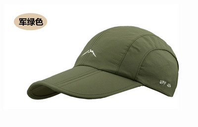 Kevadsuvi õuespordi pesapallimüts Kiiresti kuivav müts Unisex veekindel hingav müts Kokkupandav rattamüts päikesekaitse