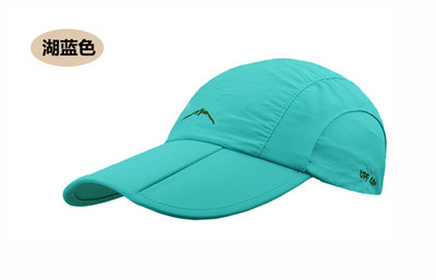 Kevadsuvi õuespordi pesapallimüts Kiiresti kuivav müts Unisex veekindel hingav müts Kokkupandav rattamüts päikesekaitse